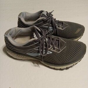 Brooks Ghost 12 1203051B007 Running Shoes Lace Up Women's Size 9 Grey Blue